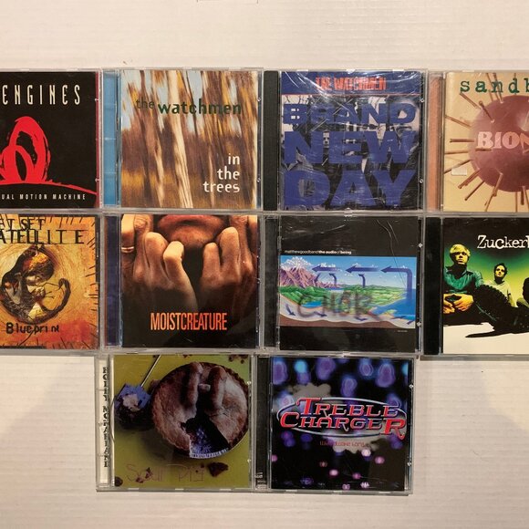90s Canada Alt Rock 10 CD Lot - Moist Watchmen Sandbox Matt Good McNarland Jet - Picture 1 of 7